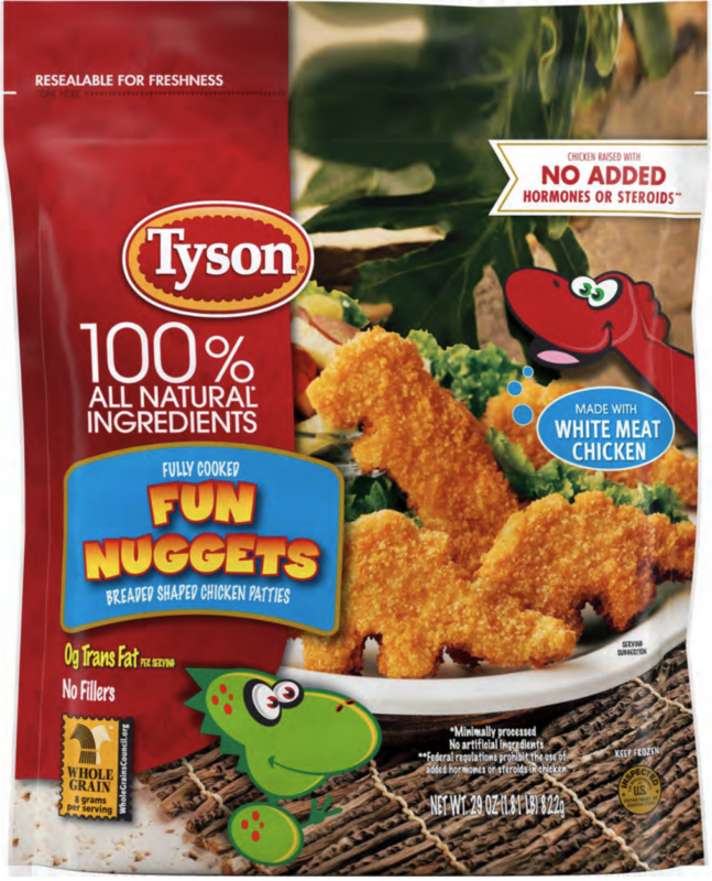 Tyson Fun Nuggets package